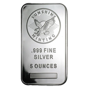 Buy 5oz SIlver Bars