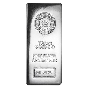 Buy 100oz SIlver Bars