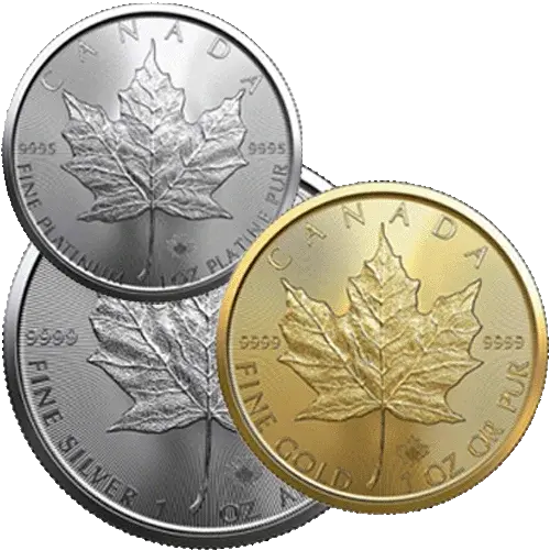 Maple leaf 1oz silver coin canada