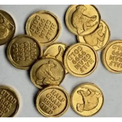 0.5g Prospector .9999 Gold Round (Random Design)