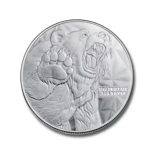 1/10oz GSM Bull and Bear .999 Silver Round (2)