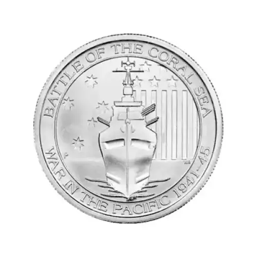 1/2 oz Perth Mint Battle of the Coral Seas Silver Coin (Random Year) (4)