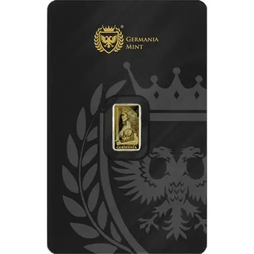 1/200 oz Germania Mint Stamped.9999 Proof Gold Bar in Assay (3)