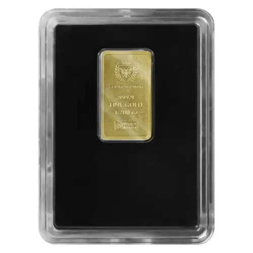 1/200oz Germania Mint .9999 Stamped Gold Bar  (2)