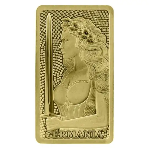 1/200oz Germania Mint .9999 Stamped Gold Bar  (3)