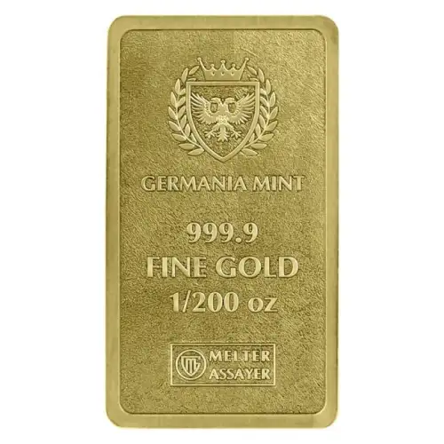 1/200oz Germania Mint .9999 Stamped Gold Bar  (4)