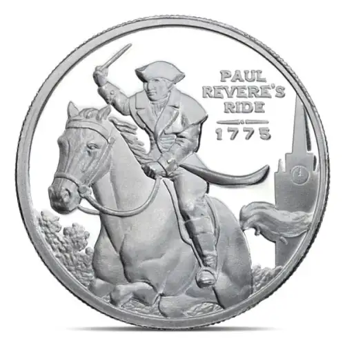 1/2oz Paul Revere .999 Silver Round