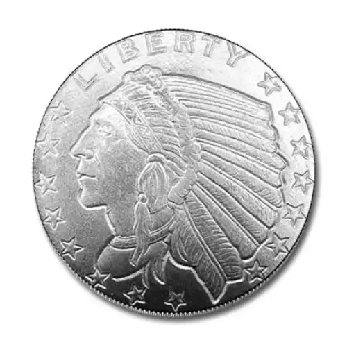 1/4 oz GSM Incused Indian .999 Silver Round