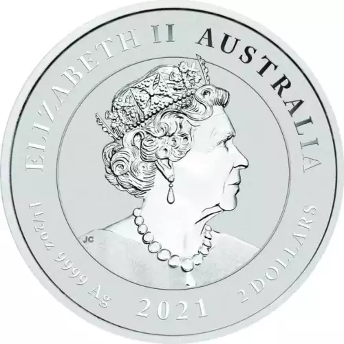 1.5oz Australian Spotted Ray .9999 Silver Coin