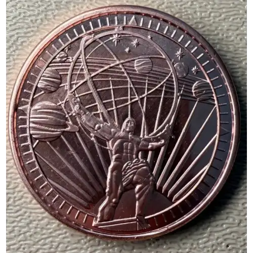 1 oz Atlas .999 Copper Round