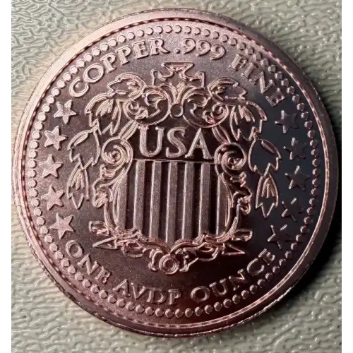 1 oz Atlas .999 Copper Round (2)