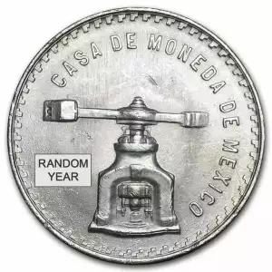 1 oz Mexican Onza Casa De Moneda Silver Balance Scales