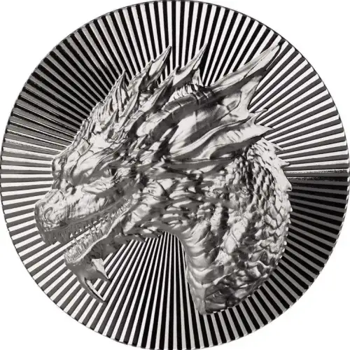 1 oz Scottsdale Dragon Stacker .999 Silver Round