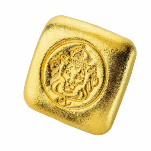 1 oz Scottsdale Lion .9999 Gold Cast Bar (3)