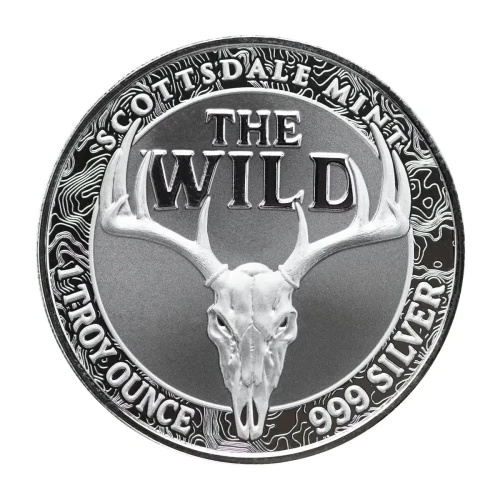 1 oz Scottsdale Mint THE WILD Polar Bear .999 Silver Colorized Round in Assay  (3)