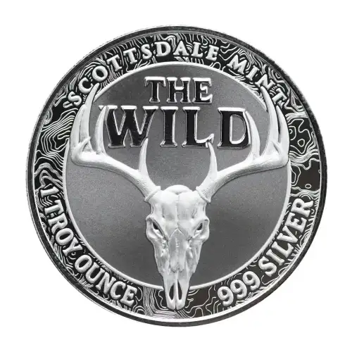 1 oz Scottsdale Mint THE WILD Polar Bear .999 Silver Colorized Round in Assay  (3)