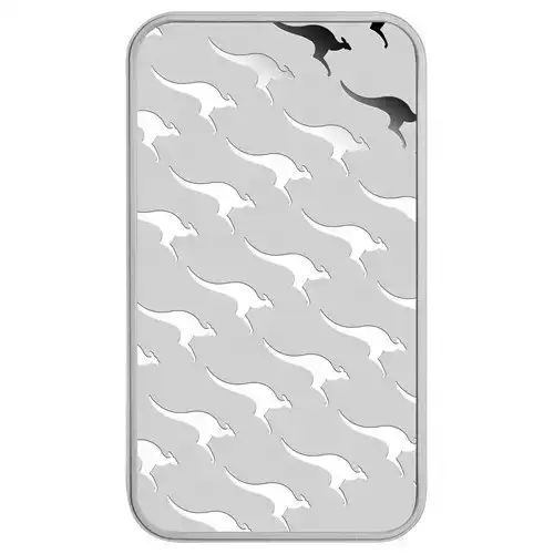 1 OZ SILVER PERTH MINT KANGAROO BAR