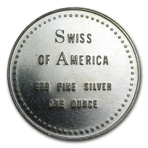 1 oz Swiss of America Vintage .999 Silver Round (2)