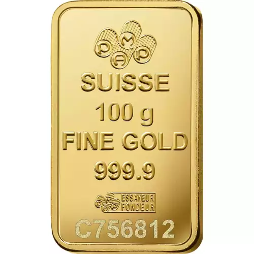 100g PAMP Gold Bar - Rosa (4)