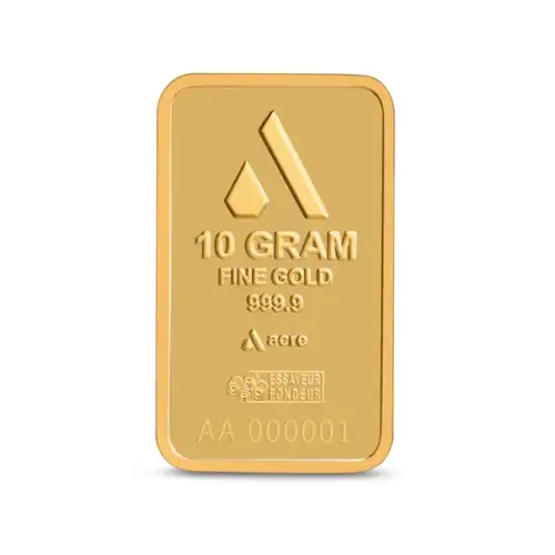 10g ACRE .9999 Gold Bar in Assay  (2)
