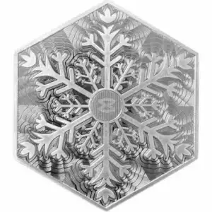 10oz .999 Silver Snowflake Bar (3)