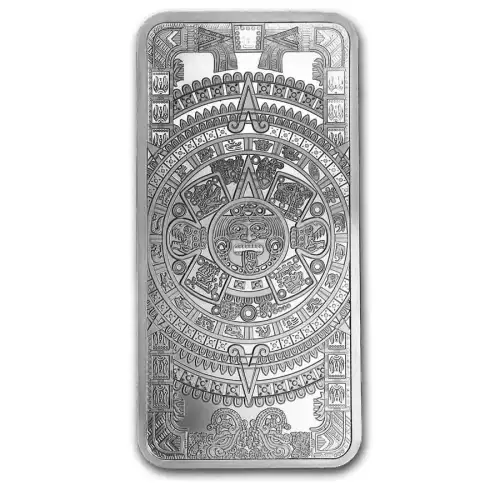 10oz GSM Aztec .999 Silver Bar (3)