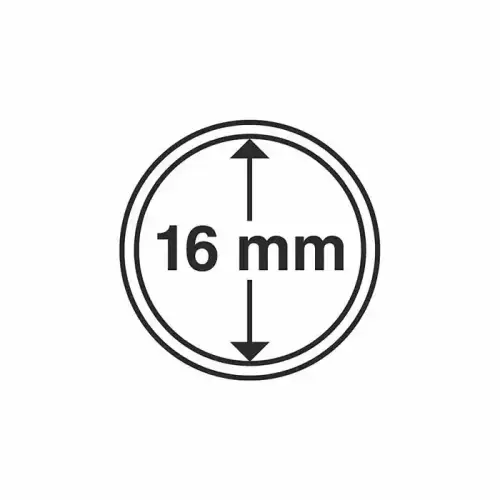 16 mm Direct Fit Coin Capsule for 1/10oz Gold Coins