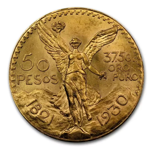 1930 Mexico 50 Pesos Gold Coin (2)