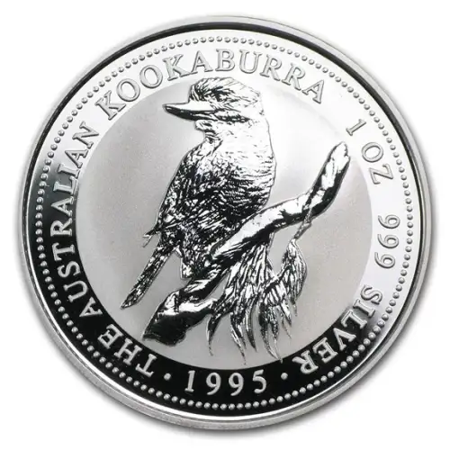 1995 1oz Australian Perth Mint Silver Kookaburra