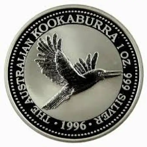 1996 1oz Australian Perth Mint Silver Kookaburra