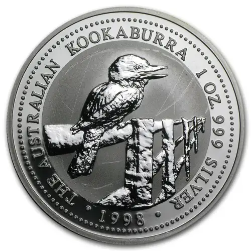 1998 1oz Australian Perth Mint Silver Kookaburra