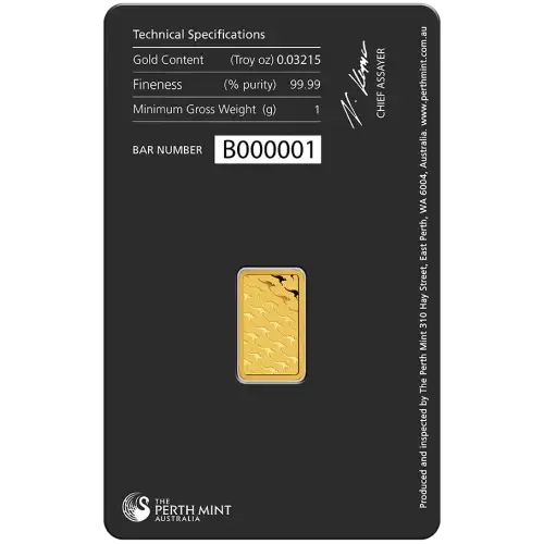 1g Australian Perth Mint gold bar - minted (5)