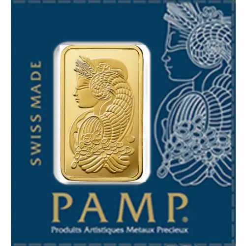 1g PAMP Fortuna from Multigram .9999 Gold Bar
