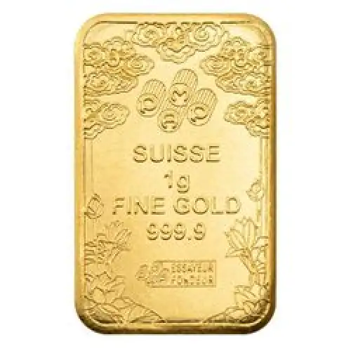 1g PAMP Good Luck Dragon from Multigram .9999 Gold Bar  (3)