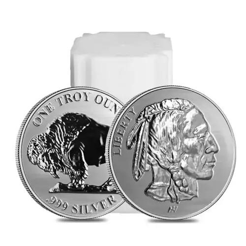 1oz ASAHI Reverse Proof .999 Silver Buffalo Rounds