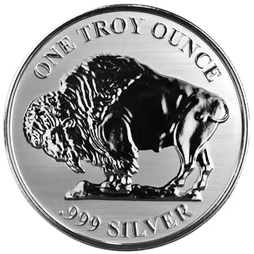 1oz Asahi Reverse Proof .999 Silver Buffalo Rounds (3)