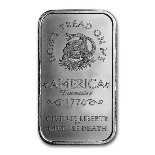 1oz Don’t Tread on Me .999 Silver Bar