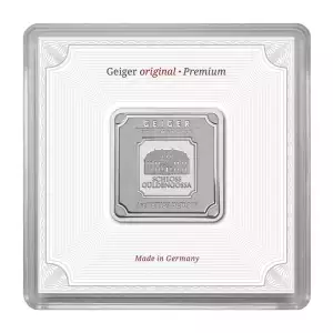 1oz Geiger .9999 Silver Bar in Assay (2)