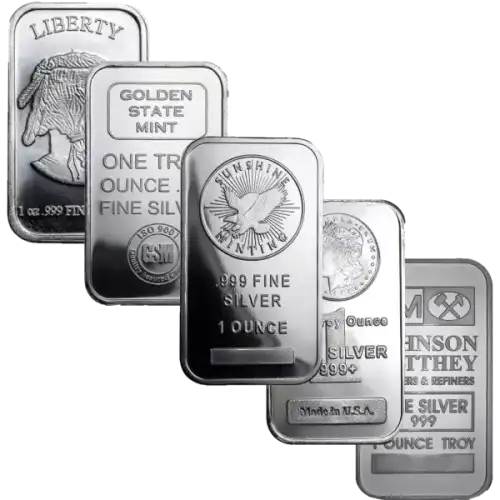 1oz Generic .999 Silver Bar