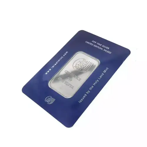 1oz Holy Land Mint Dove of Peace .999 Silver Bar in Gift Card (2)