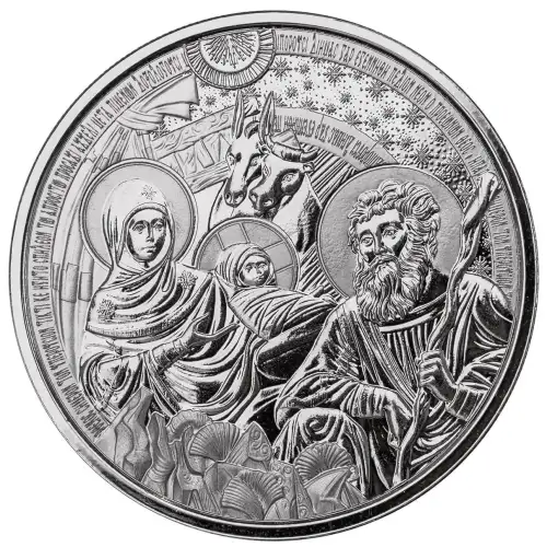 1oz Scottsdale Mint Bethlehem Nativity .999 Silver Round