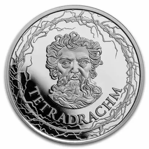 1oz Seven Wonders of the World: Statue of Zeus at Olympia .999 Silver Round  (2)