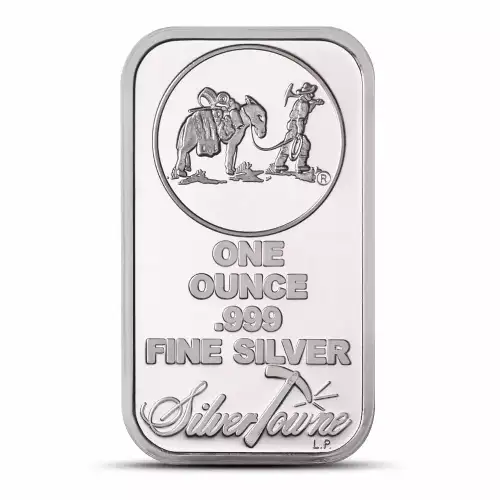 1oz  SilverTowne .999 Silver Prospector Bar [DUPLICATE for #546731] (2)