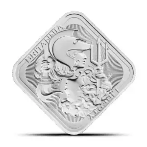 1oz UK Royal Mint Britannia and Liberty .9999 Silver BU Bar