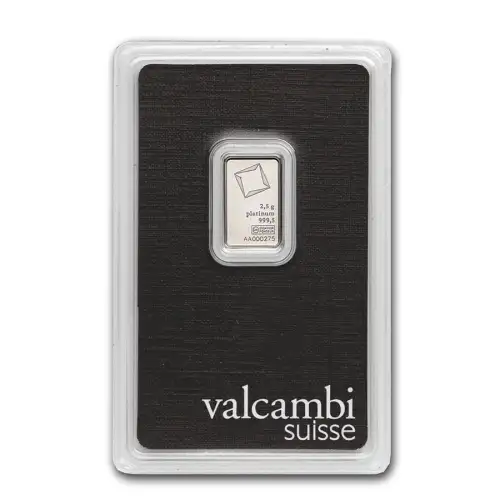 2.5g Valcambi Minted Platinum Bar in Assay (2)