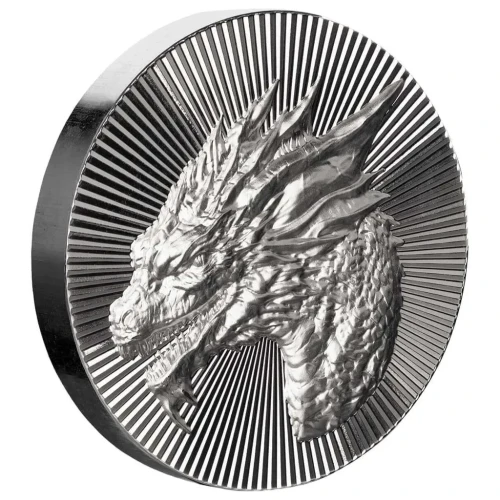 2 oz Scottsdale Dragon Stacker .999 Silver Round