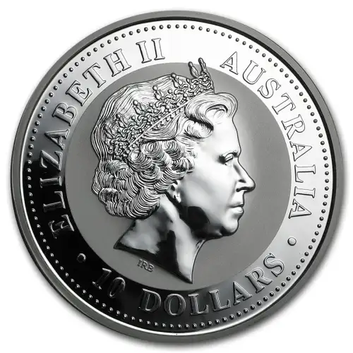 2000 10oz Australian Perth Mint Silver Lunar: Year of the Dragon (2)
