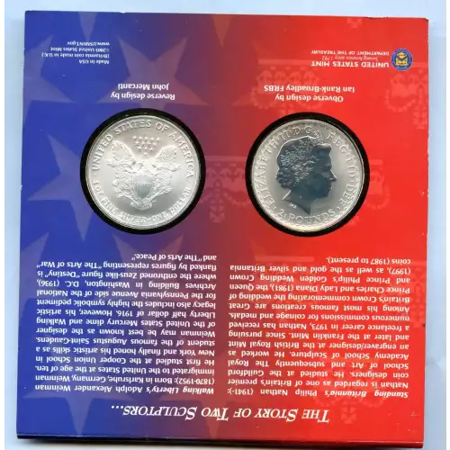2003 2-Coin Legacies of Freedom Silver Coin Set (3)
