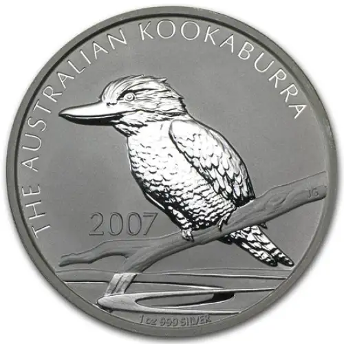 2007 1oz Australian Perth Mint Kookaburra .999 Silver