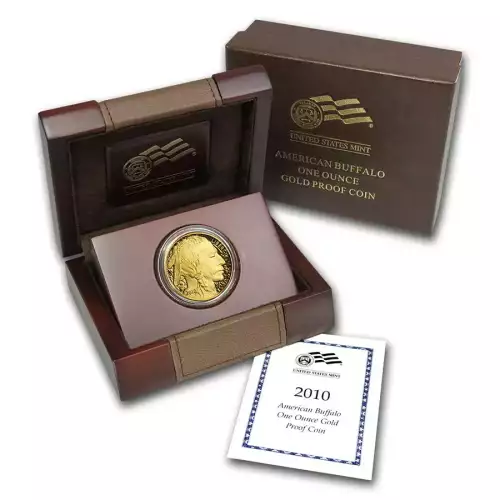 2010 - 1oz Gold Buffalo  Proof - with Original Govt Packaging